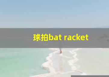 球拍bat racket